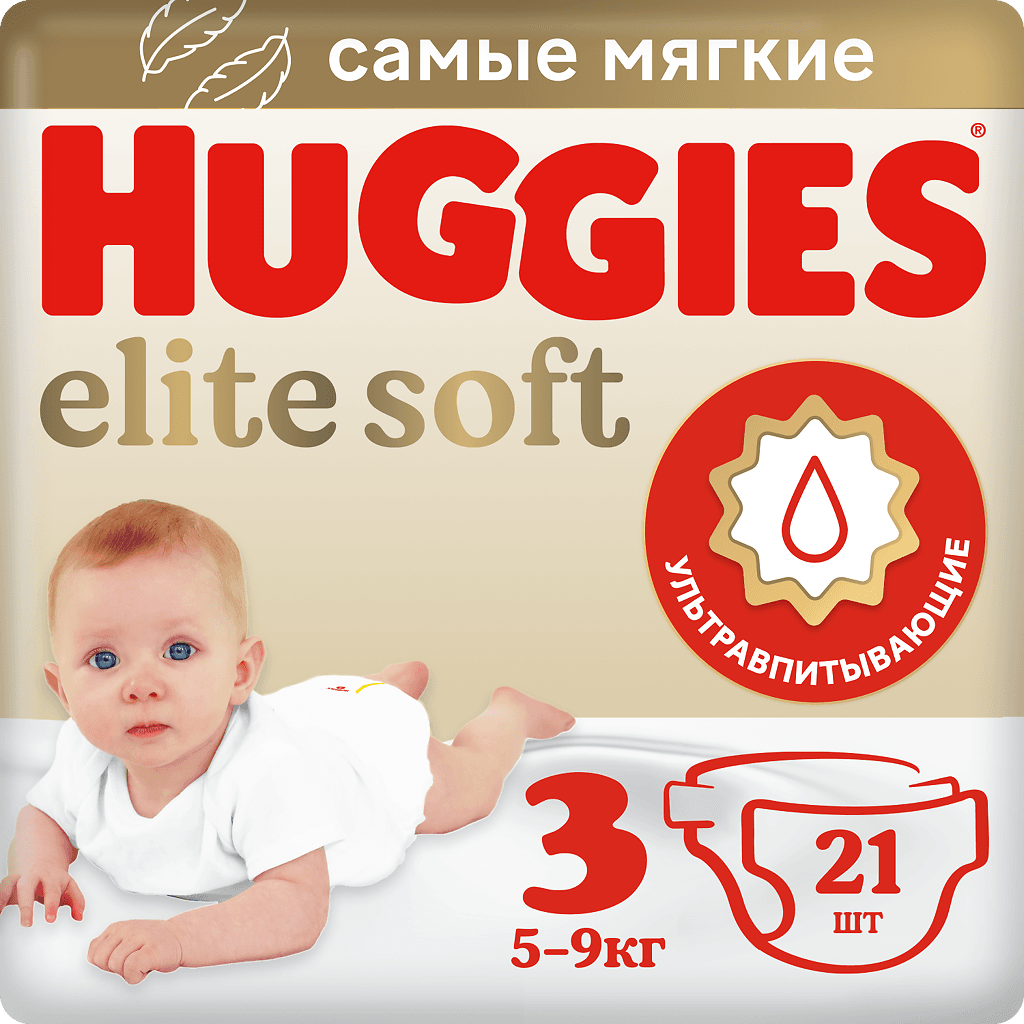 Huggies Elite Soft 1 (2-5кг) №24