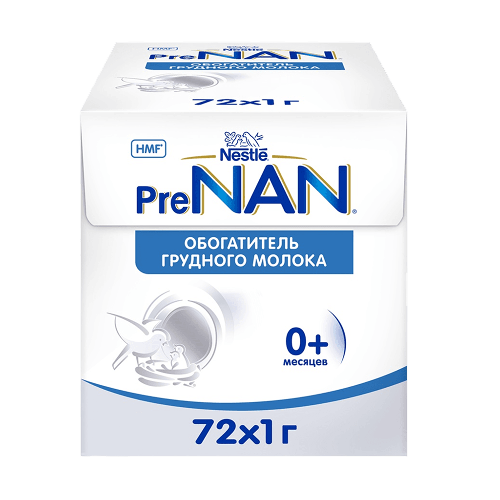 Prenan hmf обогатитель грудного молока 1 гр 72 шт. пак