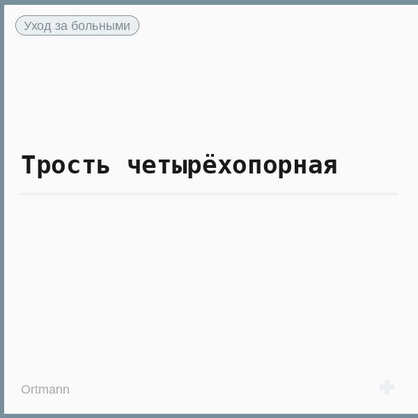 Трость четырёхопорная