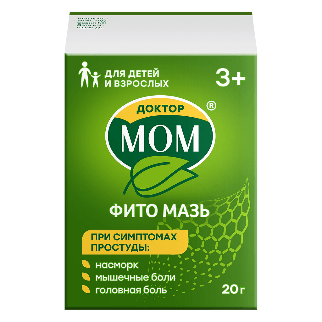 Доктор Мом Фито мазь 20 г