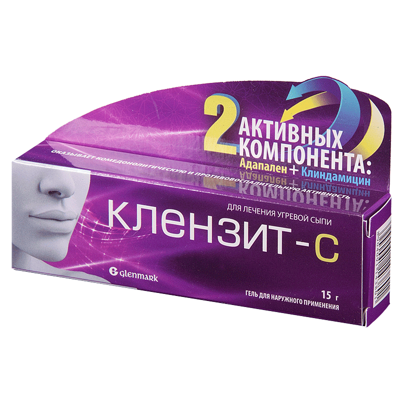 Клензит 1% гель 30г