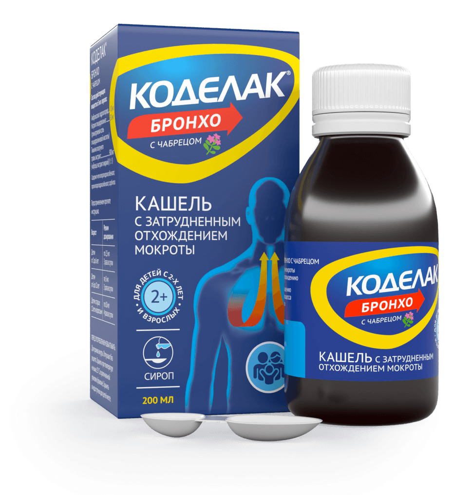 Коделак Бронхо с чабрецом, 10 таб.