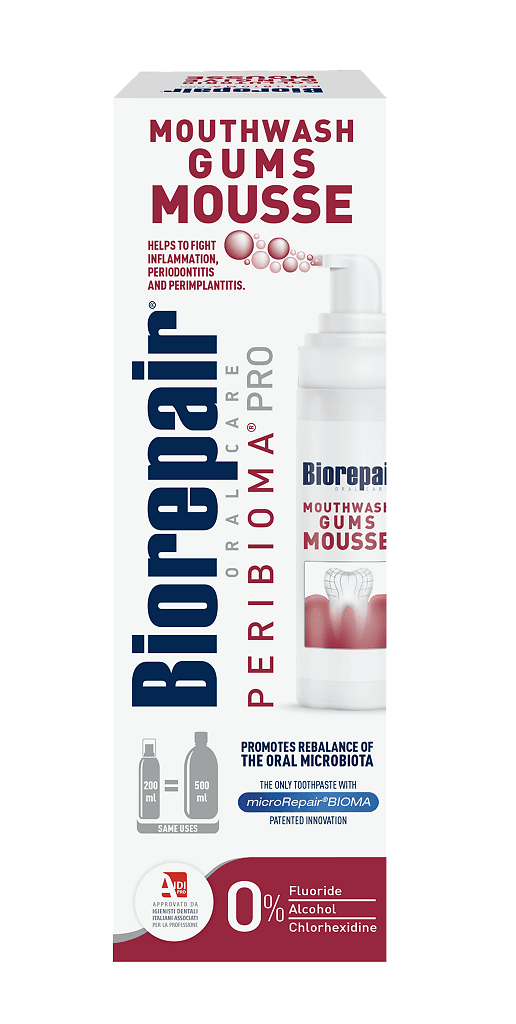 Biorepair мусс для полости рта перибиома 200 мл