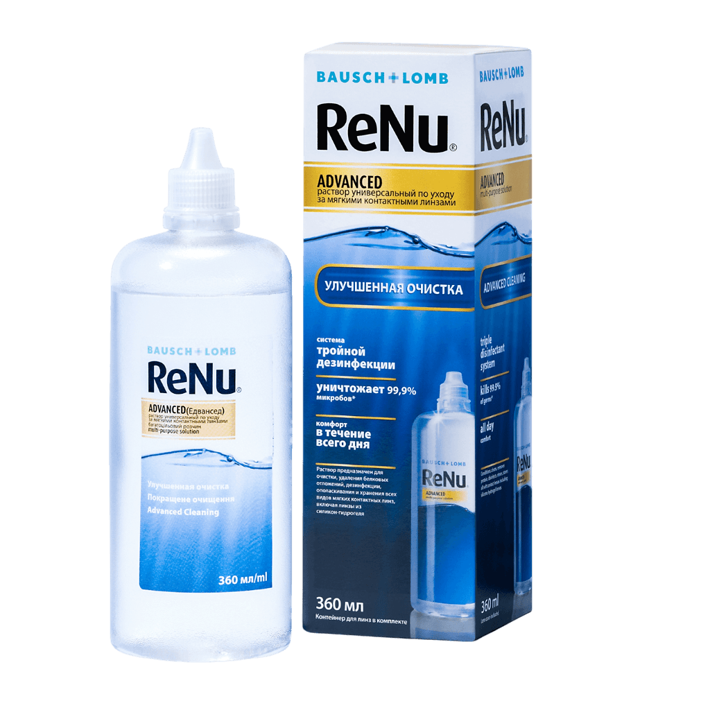Renu Advanced, 360 мл (раствор для линз)