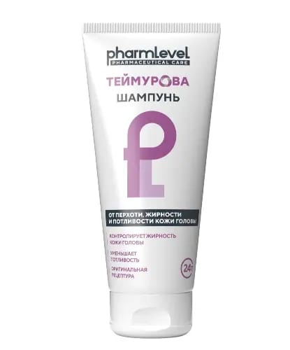 Pharmlevel теймурова шампунь от перхоти жирности и потливости кожи головы 200 мл