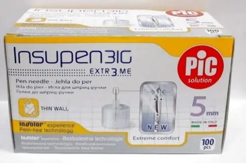 Иглы insupen к шприц-ручке 31g 3/16 0,25х5 мм 100 шт.