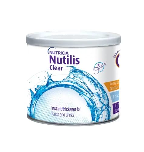 Nutilis clear смесь сухая для детей старше 3 лет и взрослых страдающих дисфагией 175 гр