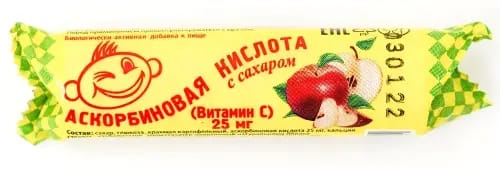 АСКОРБИНОВАЯ КИСЛОТА С САХАРОМ