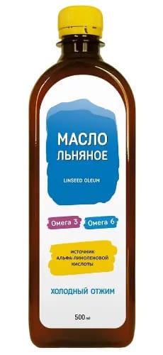 Компас здоровья масло льняное 500 мл