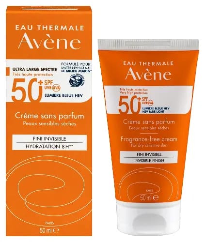 Avene крем солнцезащитный spf 50+ без отдушек 50 мл