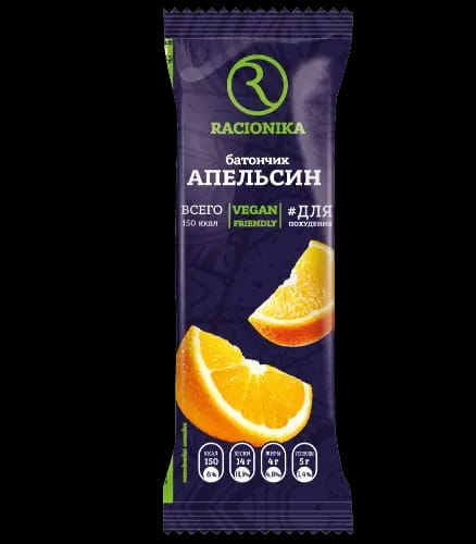 Racionika diet батончик для похудения апельсин 50 гр
