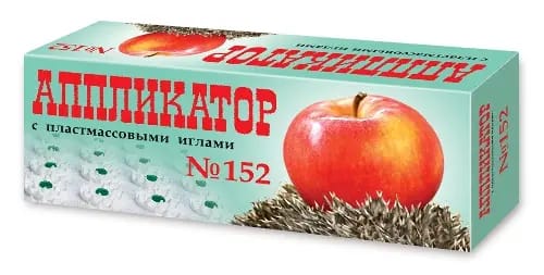 Аппликатор с пластмассовыми иглами 152 иглы 26х59 см