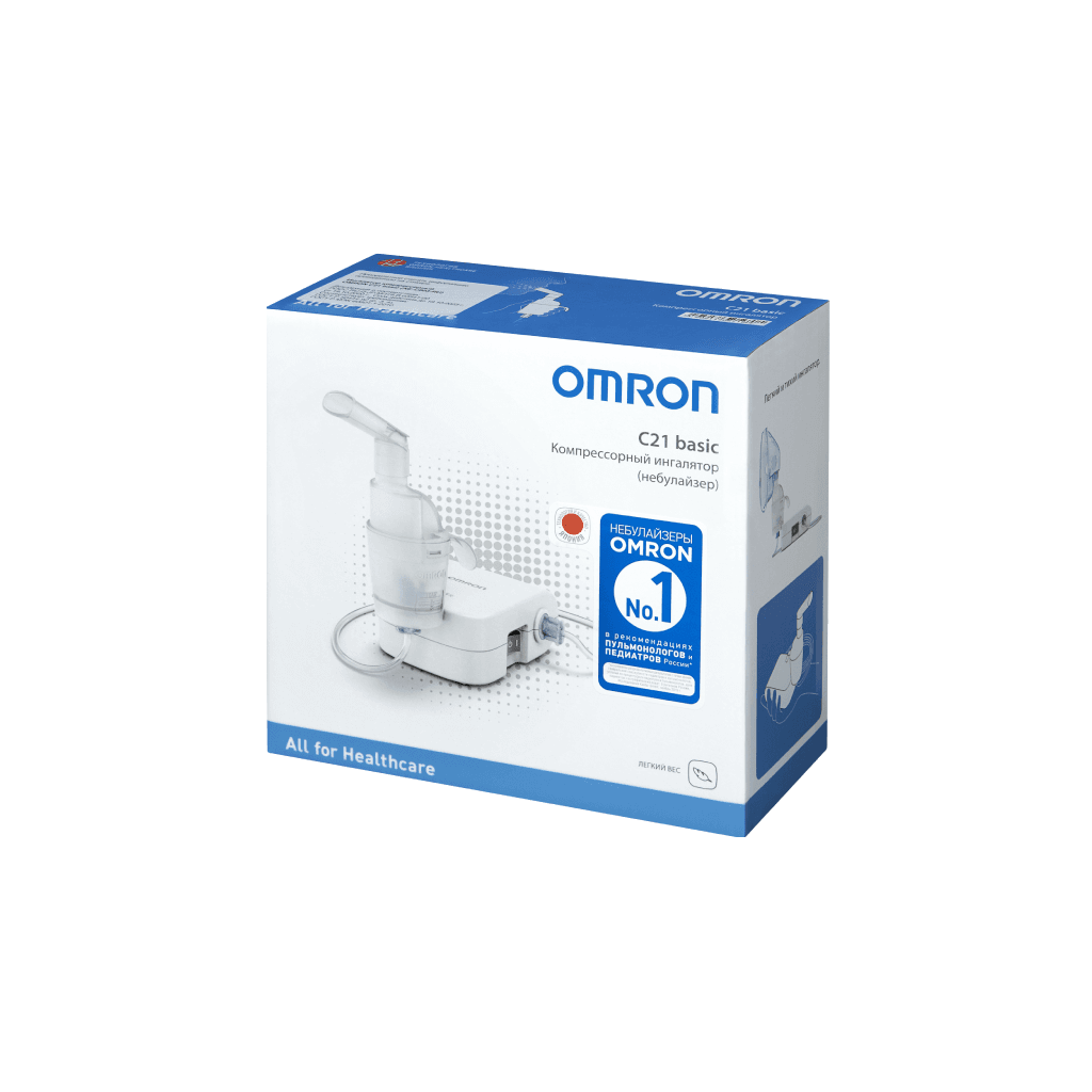 Ингалятор omron c21 basic компрессорный